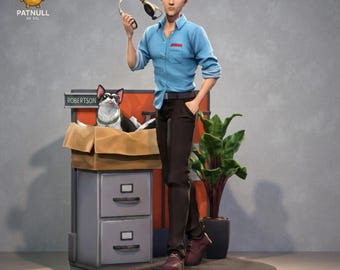 Video Game Figure 3D STL Files