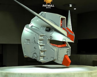 アニメコスプレヘルメット 3D プリント STL ファイル：ファンメイド（デジタルダウンロード）