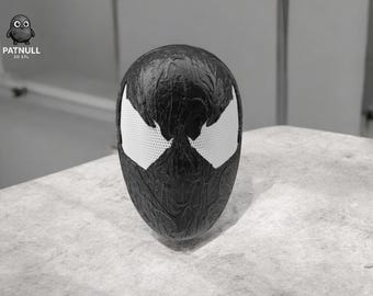 Máscara de cosplay de Spiderman Symbiote (archivos STL 3D)
