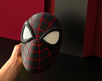 Archivos STL 3D de la máscara magnética de Spiderman Miles Morales