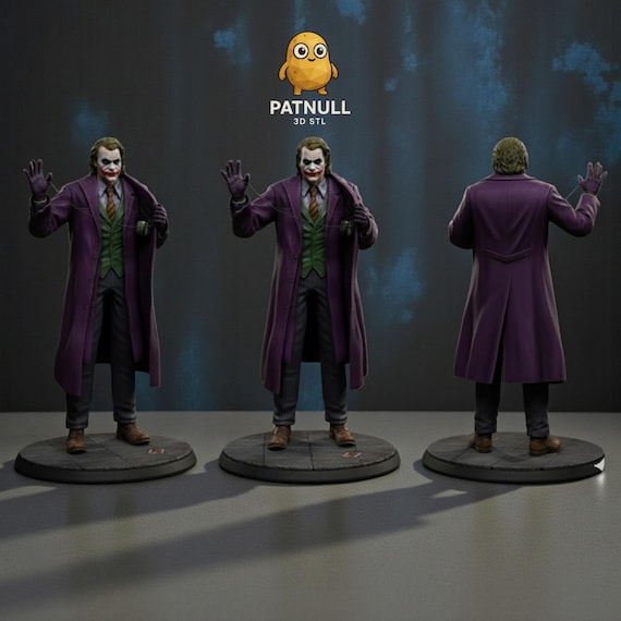 Dark Smile Villain Figure 3D STL Files