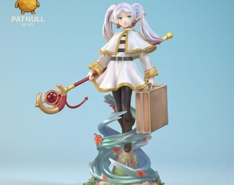 Pliki STL figurki elfa z anime: model drukarki 3D (pobranie cyfrowe)