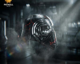 Star Wars Kylo Ren Cosplay Helmet 3D Stl Files
