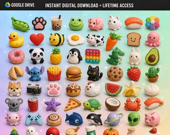 200+ Clicker STL & 3MF Bundle: Mixed Themes, No Supports (Digital Download)