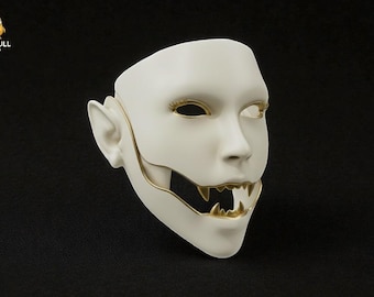 Fichiers STL 3D de masque d'Halloween à mâchoire mobile