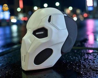 Taskmaster Mask 3D Print Files: Textured Cosplay Helmet (STL Files)