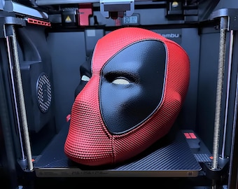 Deadpool Mask : Magnetic Helmet 3D Print STL Files