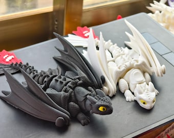 Figura flexível articulada do Banguela - Arquivos 3D STL e 3MF - Impressão direta - Fácil de imprimir