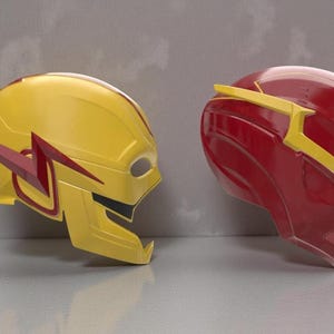 Lightning Runner & Reverse Runner Cosplay Mask Pack 3D STL Files