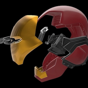 Iron Man Helmet 3d - Etsy