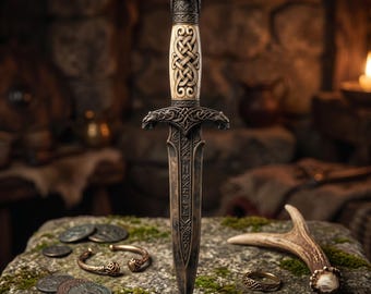 Viking Raven Dagger 3D STL File | Norse Cosplay Prop