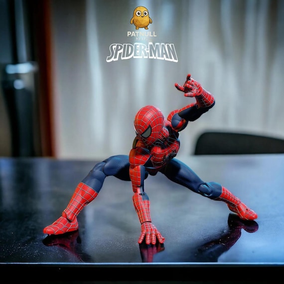 Articulated Spiderman Action Figure 3D STL Files (Digital Download)