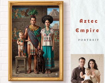 Custom Aztec Pet Memorial Portrait | Personalized Xoloitzcuintli Dog Tribute |Majestic Jaguar Cat Remembrance |Ancient Guardian Animal Decor