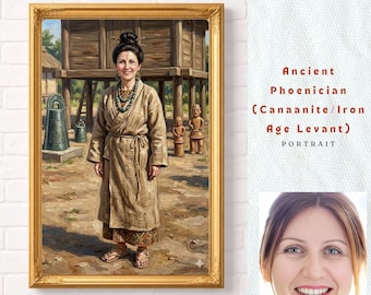 Custom Ancient Japanese Queen Portrait | Personalized Shamaness Himiko Art | Mystical Oracle Wall Painting | Female Spiritual Decor Digital