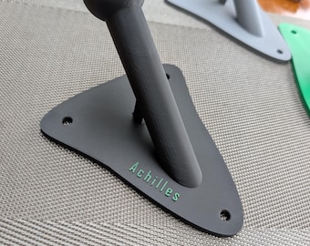 Op maat gemaakte helmmuurbevestiging – 3D-geprint, gepersonaliseerd display