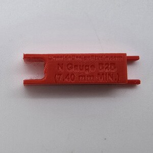 Nゲージ車輪ゲージ｜3Dプリント製鉄道模型工具（最小7.40mm）