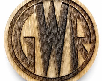 Wooden Bottle Opener Fridge Magnet, GWR Logo, Railway Heritage Bar Accessory