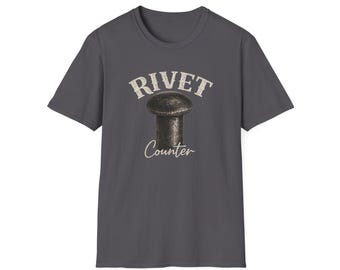 Rivet Counter T-Shirt | Vintage Industrial Hardware Tee