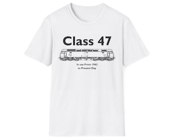 Class 47 Locomotive T-Shirt | Train Engine Graphic Tee