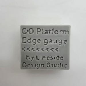 HO Gauge Platform Edge Gauge | Measurement Tool, Model Railway Accessory