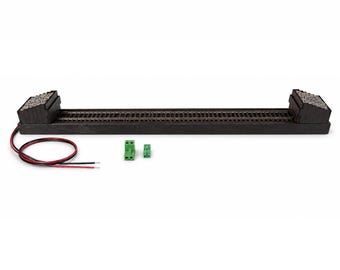 Handgemaakte DCC-programmeertrack met bufferstops | OO Gauge donkere vlek | Op bestelling gemaakt
