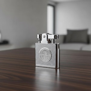 Retro vergulde winddichte aansteker waterdichte navulbare metalen aansteker luxe bureaugadget cadeau voor mannen