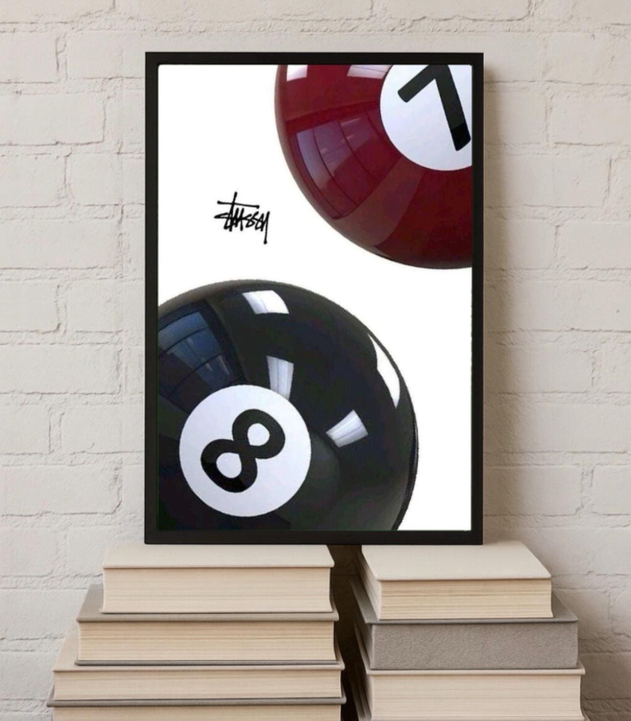 Stussy 8 Ball Poster - Etsy