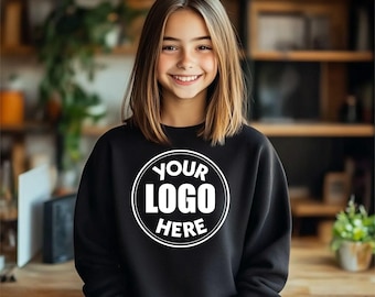 Custom Logo Sweatshirt, Custom Text Youth Shirt, Custom Photo Hoodie, Custom Youth Sweatshirt, Personalized Youth Text Sweatshirt