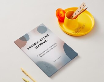 Achtsames Ess-Tagebuch | Täglicher Wellness Tracker (PDF)