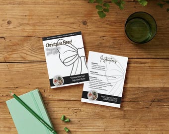 Christmas Name Tag of Black theme!