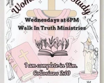 Bible Study Invitation / Women’s Study Group / Bible Study Template