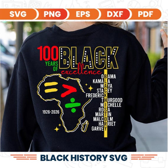 Product of black history Svg – 100 years of black Excellence Svg - Black Excellence Svg - Black Culture month – Juneteenth Png | Cricut, Svg