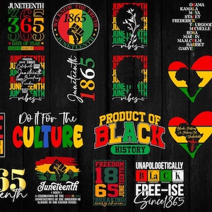 Juneteenth Svg Bundle, Black History Month Svg, Celebrate 1865, African American Woman Svg