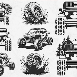 US flag Offroad svg, American duck offroad ,Offroad forest svg Bundle