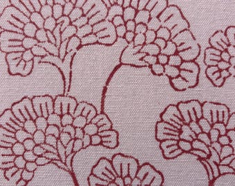 Brown Handmade Indian Block Print Cotton Fabric by the Yard | Premium Boho Textile for Sewing, Quilting & Home Decor