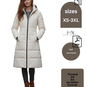 Parka Schnittmuster, Steppjacke Nähanleitung, Nähanleitung Nähanleitung Nähanleitung, Nähanleitung Nähanleitung Nähanleitung Nähanleitung Nähanleitung Nähanleitung Nähanleitung