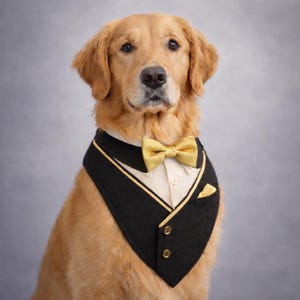 Molde para costura de coleira de cachorro, molde imprimível para bandana de cachorro, bandana de cachorro faça você mesmo, molde para costura de bandana estilo smoking para cachorro
