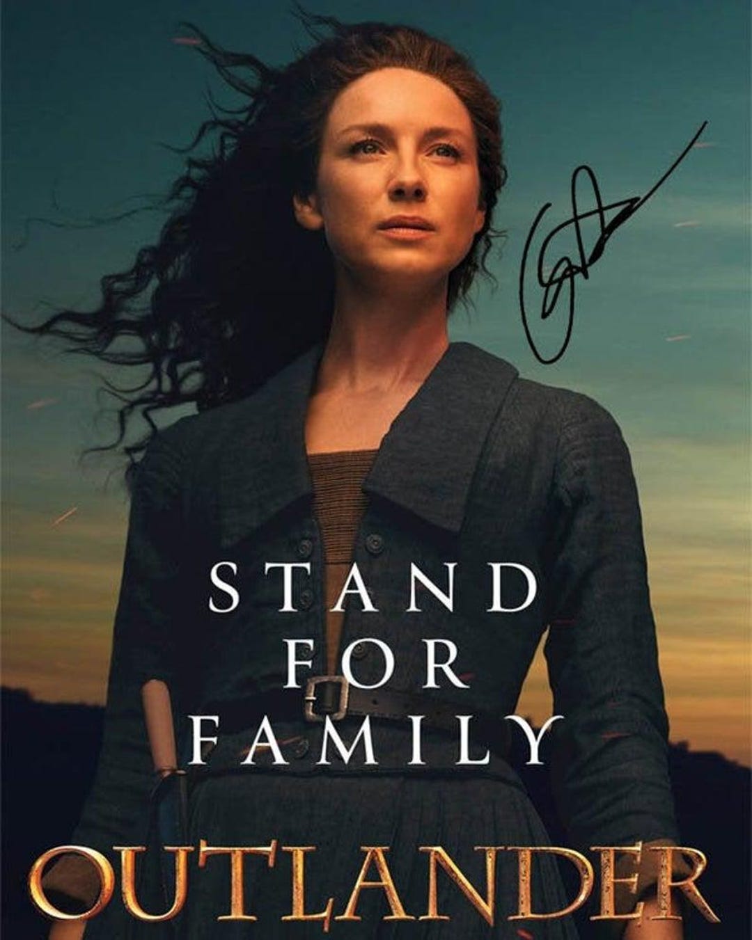 Outlander Caitriona Balfe Signed Photo, TV Show Fan Gift - Etsy