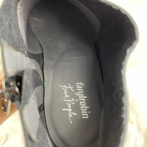 Free People Farylrobin Black Leather Ankle Boots Bootie Women Size 8 image 9