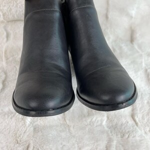 Free People Farylrobin Black Leather Ankle Boots Bootie Women Size 8 image 7