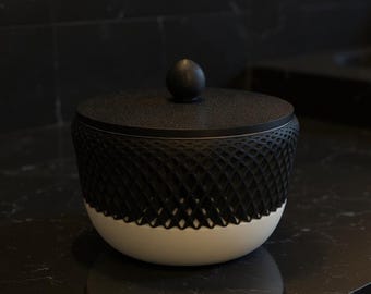 Modern Tortilla Bowl | Decorative Bowl with Lid