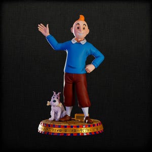 Tintin Statue – Handcrafted Resin Collectible | The Adventures of Tintin Figure