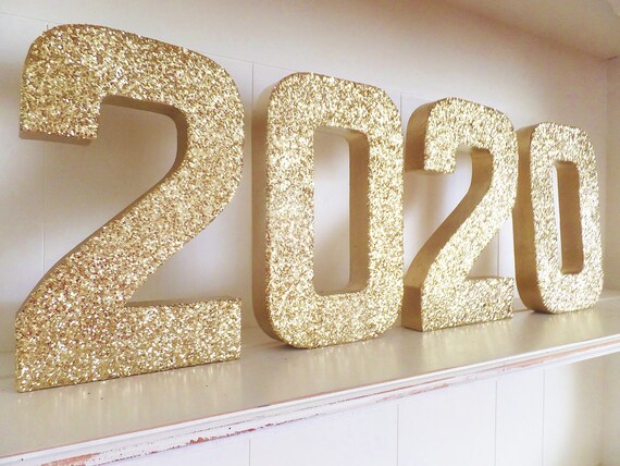 2019 Or 2020 Graduation Photo Prop Pink Glitter 8 Tall Stand