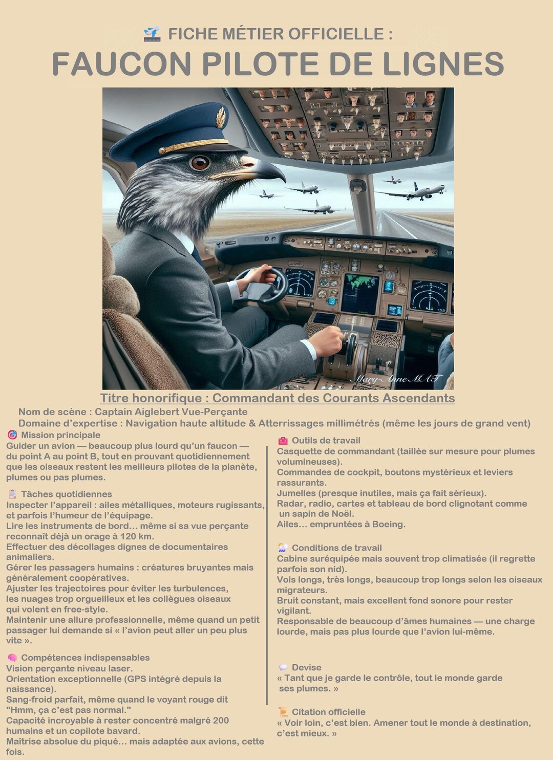 La French Touch Bob Planeur Evolution de l'homme - Imprimé en France - Cadeau Aviation Original Rigolo (Gris, m