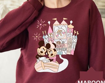 Disney Mickey Minnie Love Sweatshirt, Mickey and Minnie Valentines Shirt, Disneyland Love Shirt, Mickey Minnie Shirt, Kiss Love Shirt