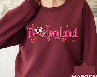 Couple Matching Disney Sweaters, Sweethearts Nite Sweater, Disney Valentines Couple Sweatshirt, Disneyland Valentines, Disney Honeymoon