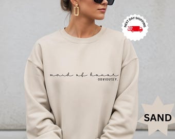 Maid of Honor shirt, Maid of Honor Sweatshirt, Maid of Honor Obviously, Bridesmaid Shirt, Bridal Party Gift, Custom Bridesmaid Gift, G5484