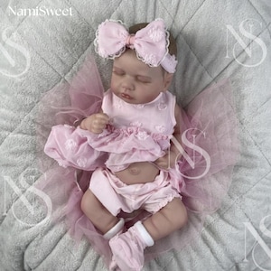 20" Reborn Baby Doll – Full Body Vinyl Girl Doll