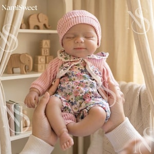 Handmade silicone, dollfull body reborn baby 33cm