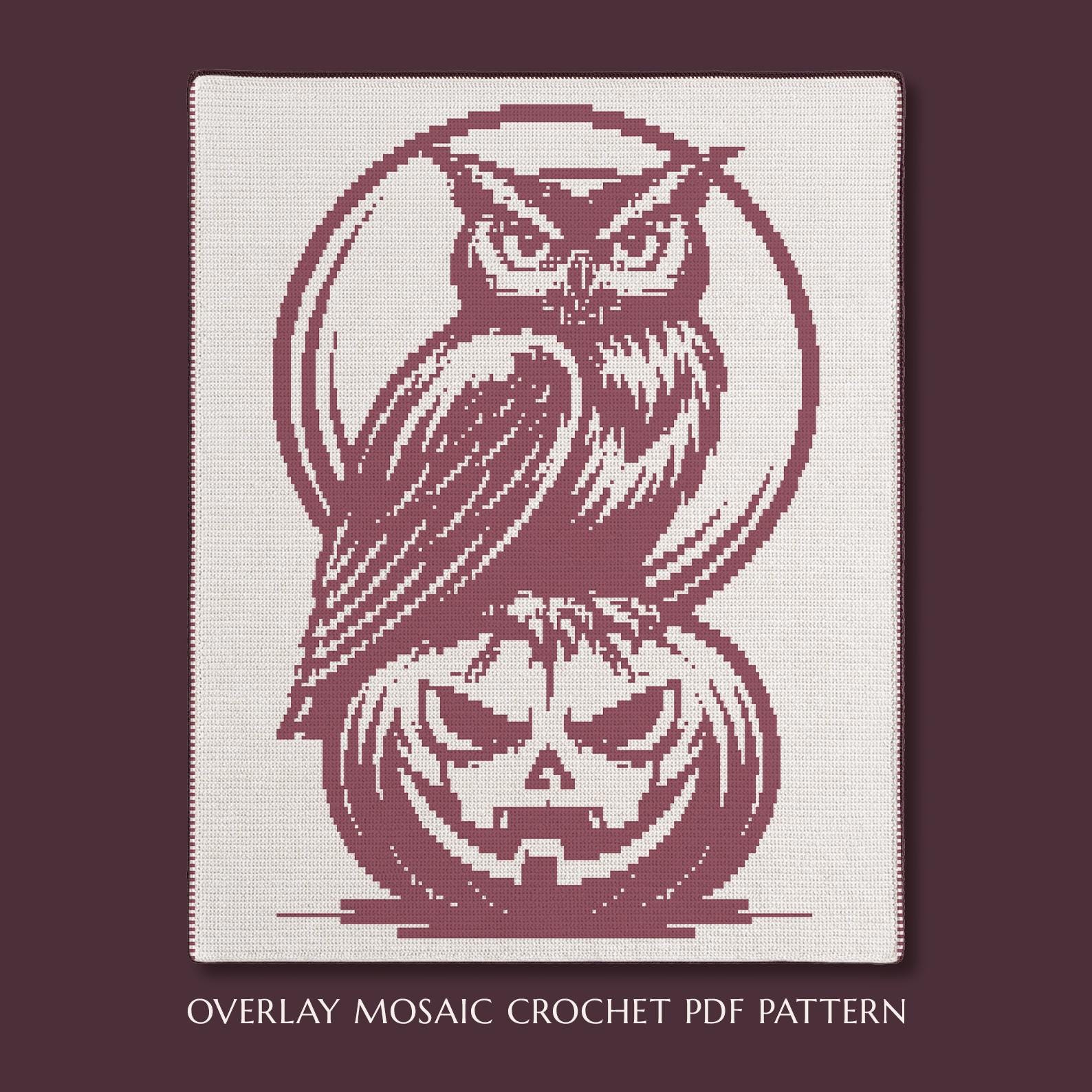 30 Owl Blanket Crochet Patterns for Cozy Gifting and Woodland Charm 34 Halloween Owl and Jack-o'-Lantern Blanket